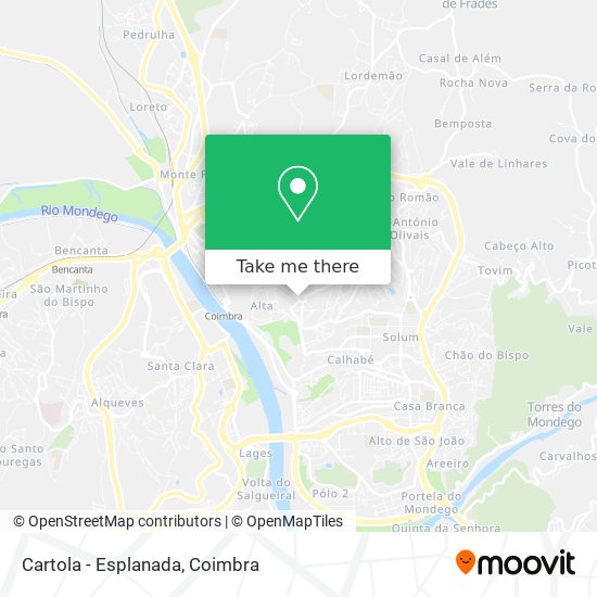 Cartola - Esplanada map