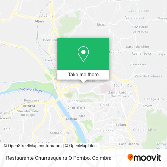 Restaurante Churrasqueira O Pombo map
