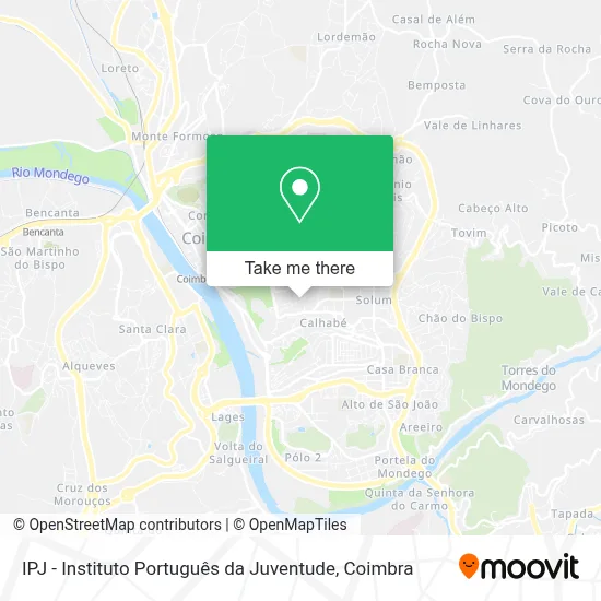 IPJ - Instituto Português da Juventude map