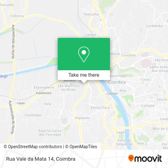 Rua Vale da Mata 14 map