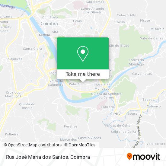 Rua José Maria dos Santos mapa