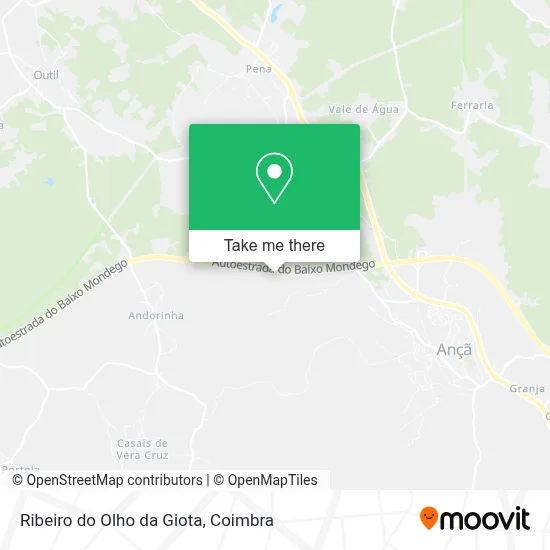 Ribeiro do Olho da Giota map
