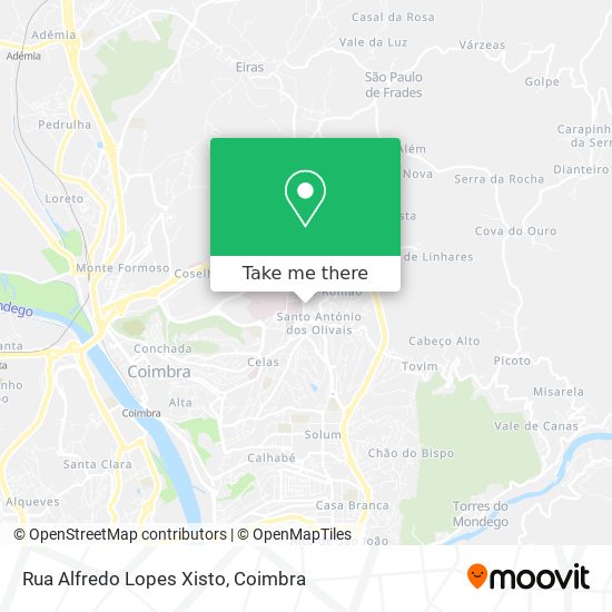 Rua Alfredo Lopes Xisto map