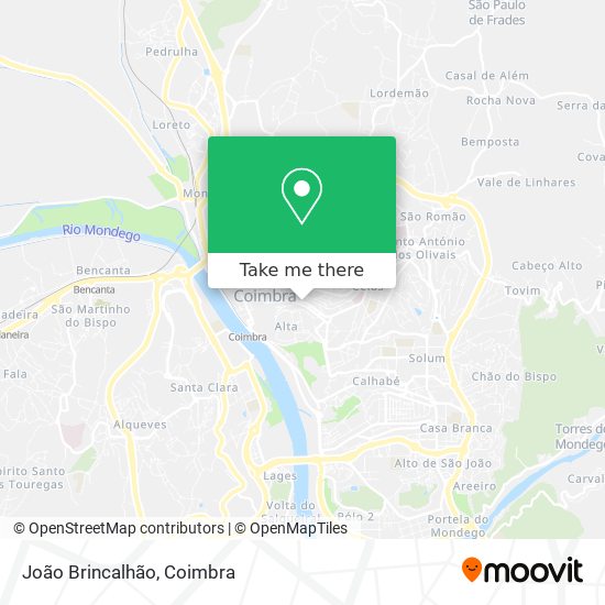João Brincalhão map