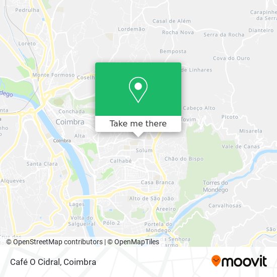 Café O Cidral map
