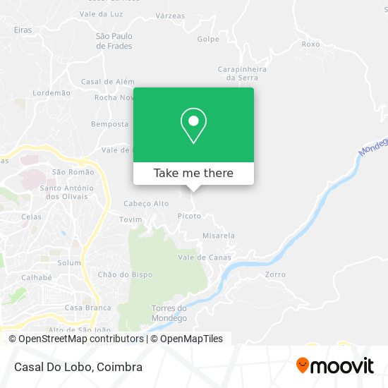 Casal Do Lobo map