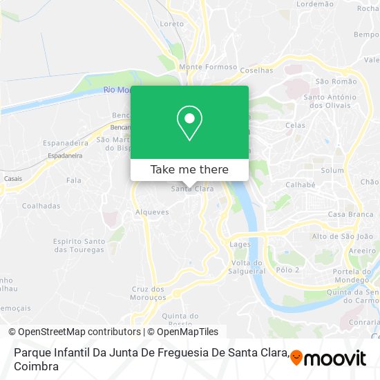 Parque Infantil Da Junta De Freguesia De Santa Clara map