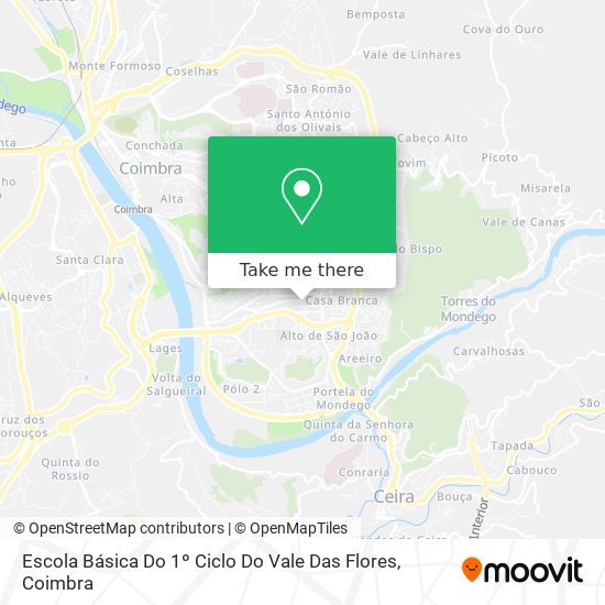 Escola Básica Do 1º Ciclo Do Vale Das Flores map