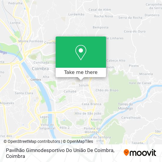 Pavilhão Gimnodesportivo Do União De Coimbra map