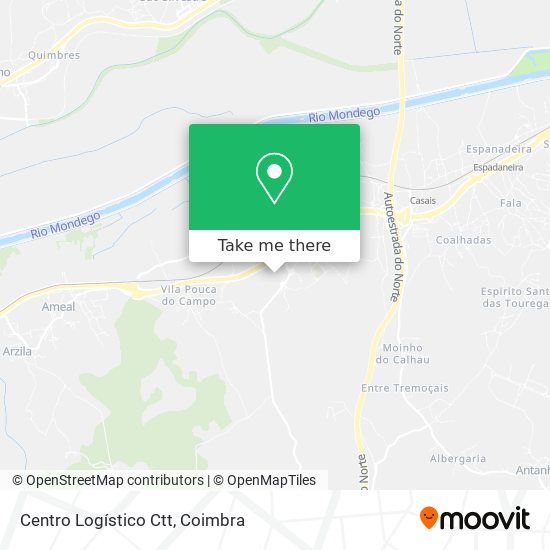 Centro Logístico Ctt mapa