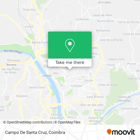 Campo De Santa Cruz map