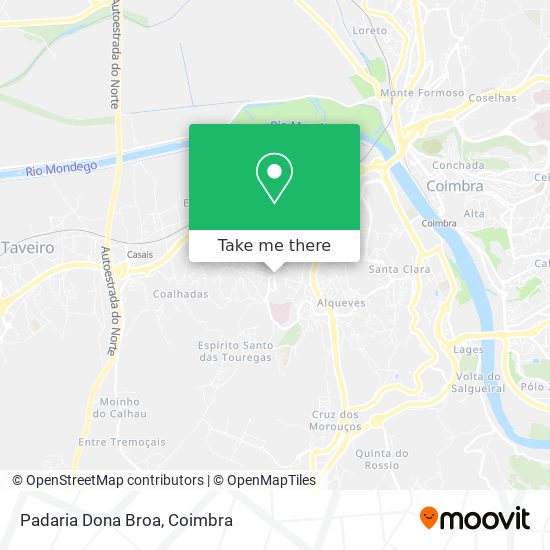 Padaria Dona Broa mapa