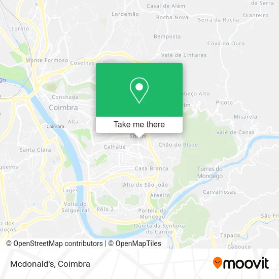 Mcdonald's map