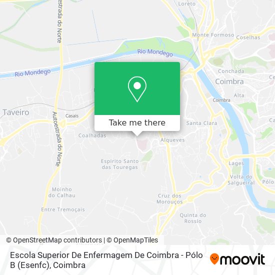 Escola Superior De Enfermagem De Coimbra - Pólo B (Esenfc) map