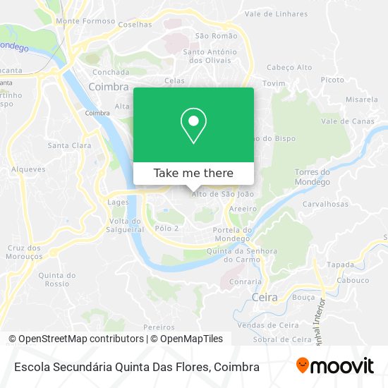 Escola Secundária Quinta Das Flores map