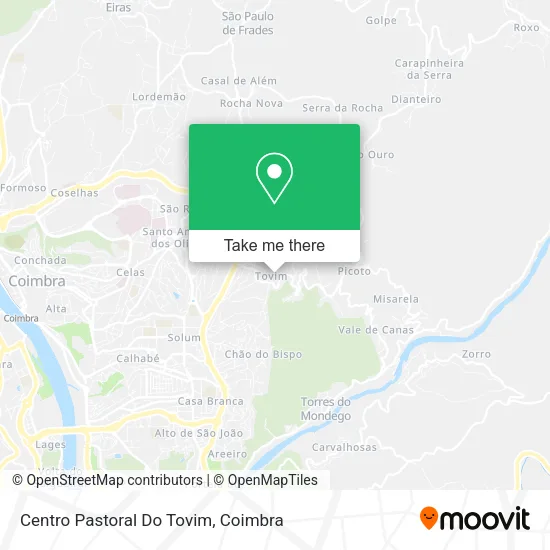 Centro Pastoral Do Tovim map