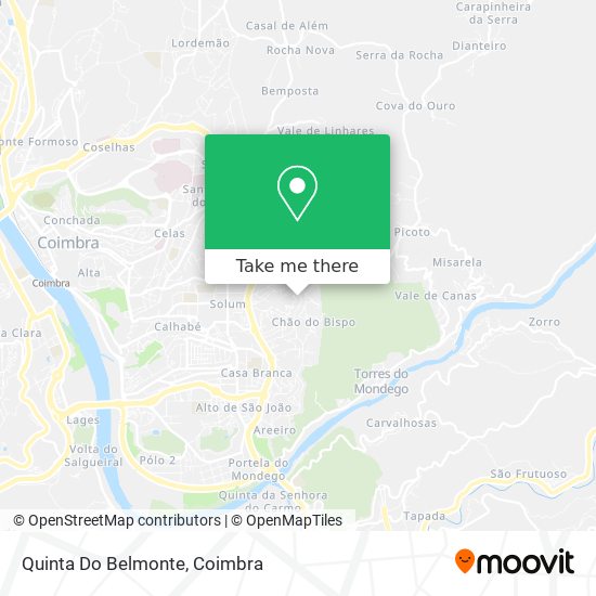 Quinta Do Belmonte map