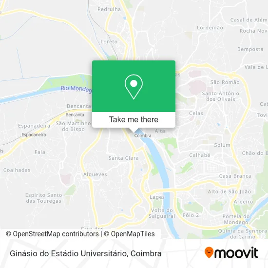Ginásio do Estádio Universitário map