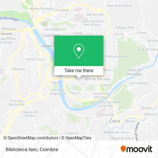 Biblioteca Isec map