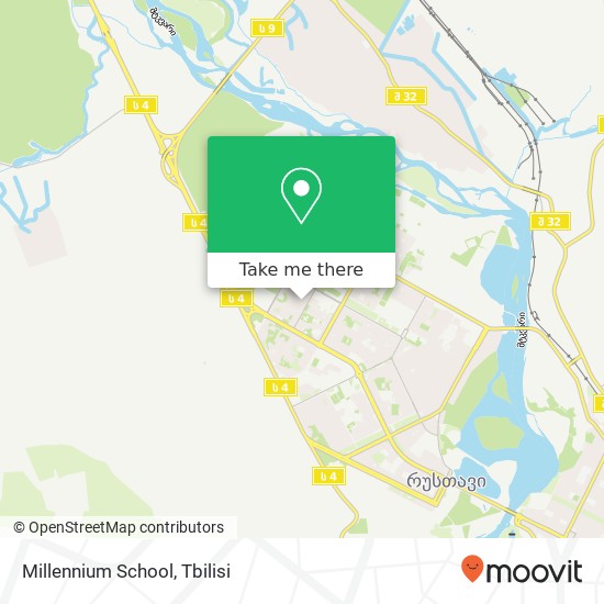 Millennium School map
