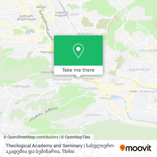 Theological Academy and Seminary | სასულიერო აკადემია და სემინარია map