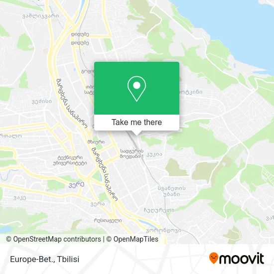 Карта Europe-Bet.