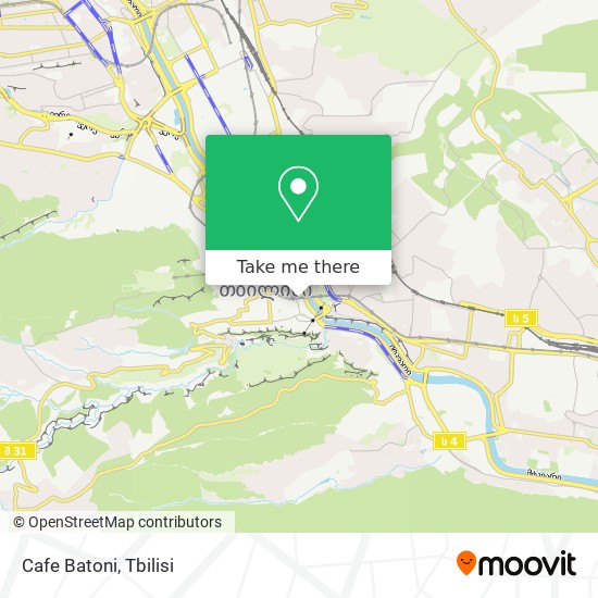 Карта Cafe Batoni