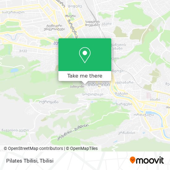 Карта Pilates Tbilisi