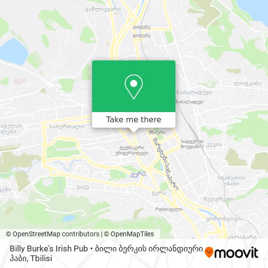Billy Burke's Irish Pub • ბილი ბერკის ირლანდიური პაბი map