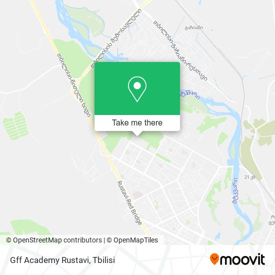 Gff Academy Rustavi map