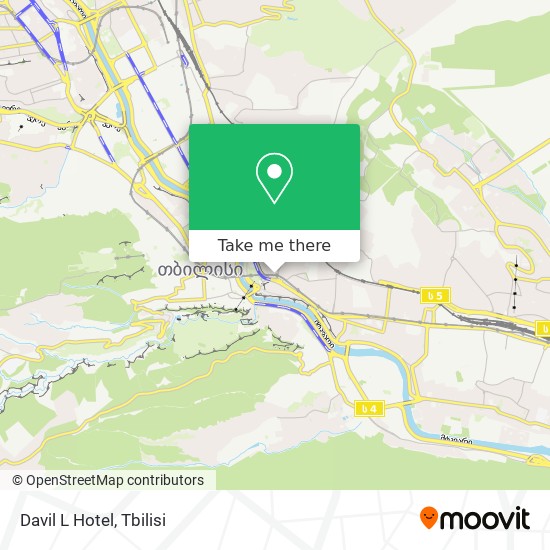 Davil L Hotel map