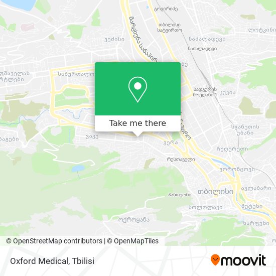 Oxford Medical map