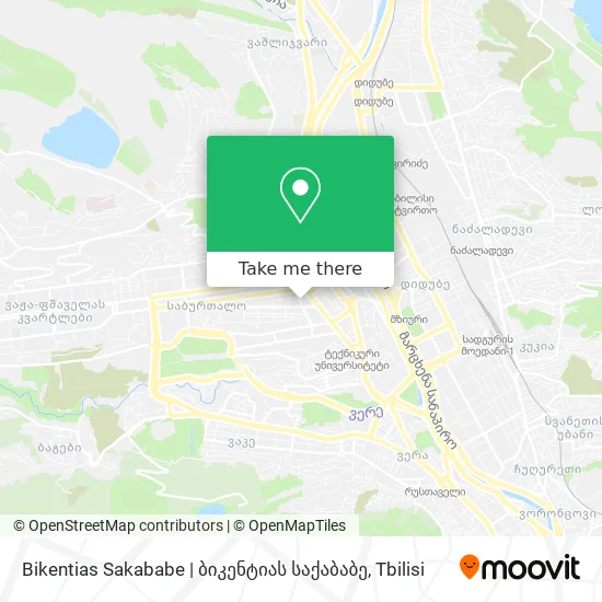Bikentias Sakababe | ბიკენტიას საქაბაბე map