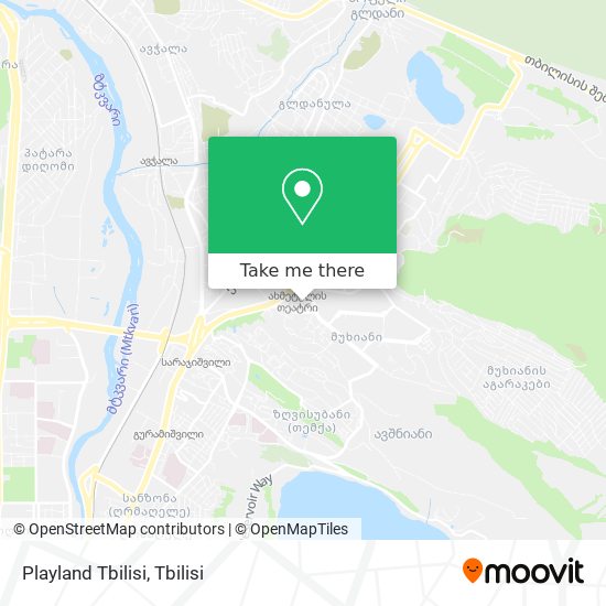 Карта Playland Tbilisi