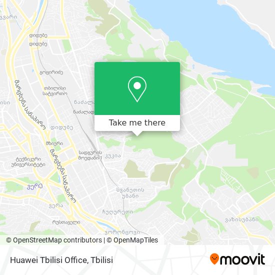 Huawei Tbilisi Office map