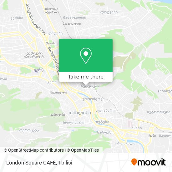 London Square CAFÉ map