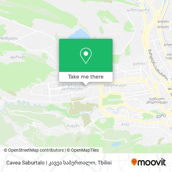 Cavea Saburtalo | კავეა საბურთალო map