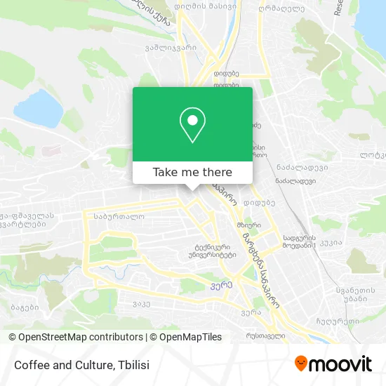 Карта Coffee and Culture