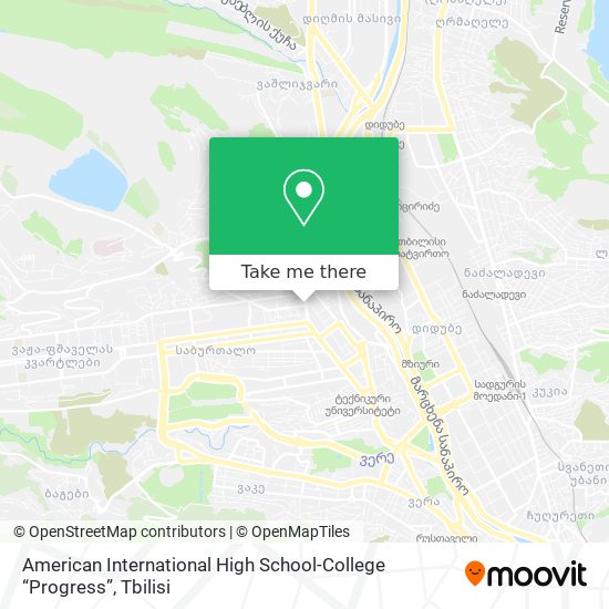 American International High School-College “Progress” map