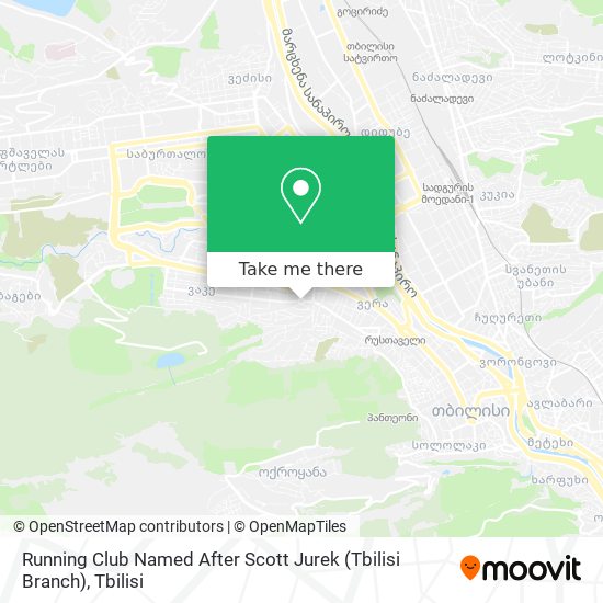 Running Club Named After Scott Jurek (Tbilisi Branch) map