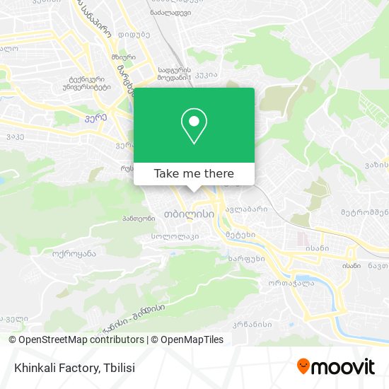 Khinkali Factory map