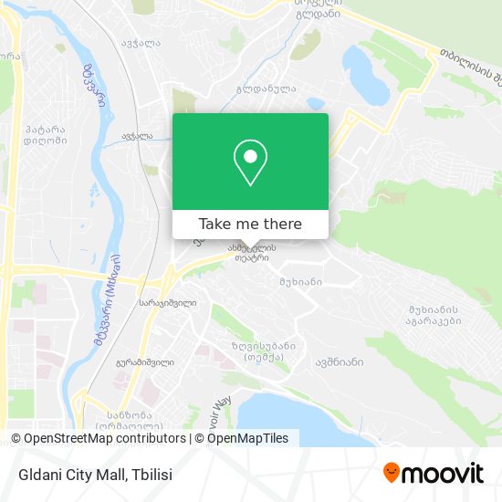 Gldani City Mall map