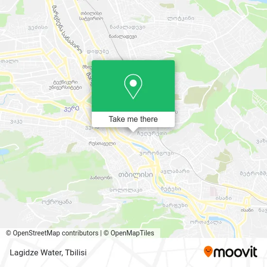 Карта Lagidze Water