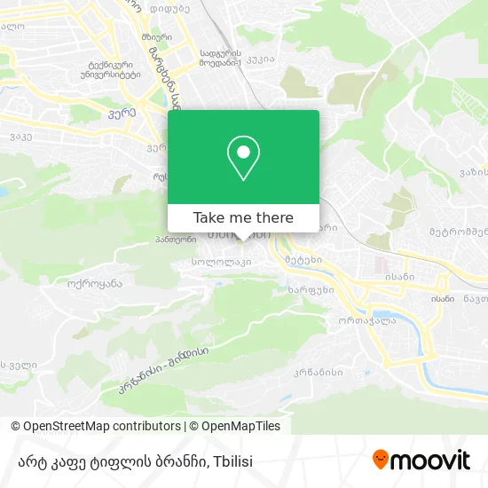 არტ კაფე ტიფლის ბრანჩი map