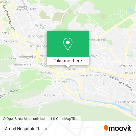 Amtel Hospitali map