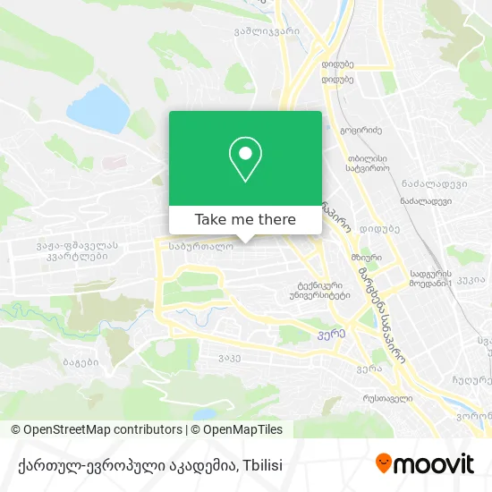 ქართულ-ევროპული აკადემია map
