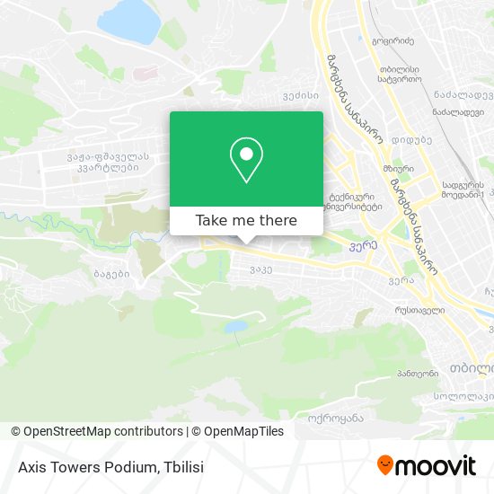 Axis Towers Podium map