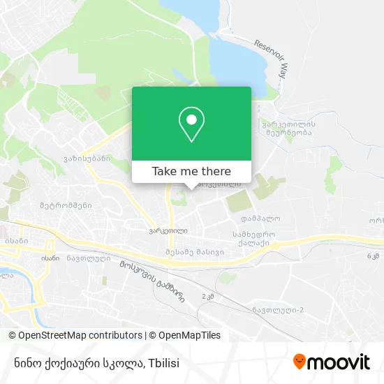 ნინო ქოქიაური სკოლა map