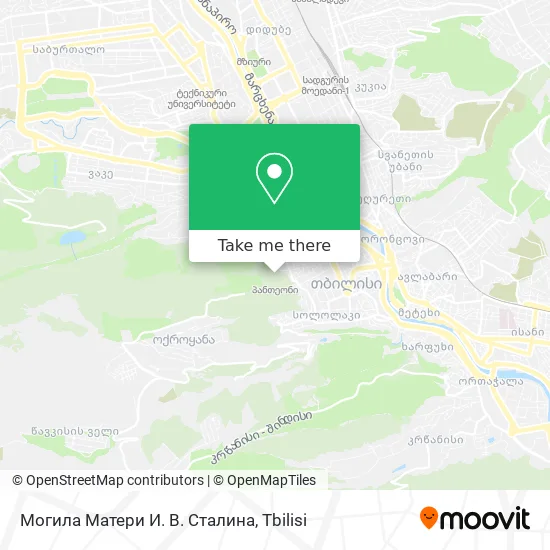 Могила Матери И. В. Сталина map