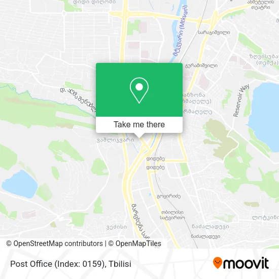 Карта Post Office (Index: 0159)